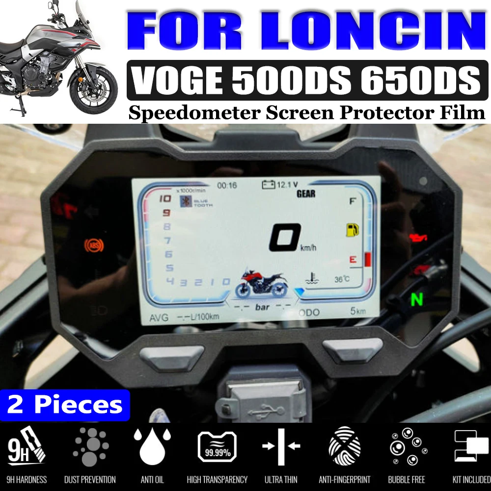 Motorcycle Speedometer TPU Film Screen Cluster Scratch Dashboard Protection For LONCIN Voge 500DS 650DS 500 650 DS Accessories