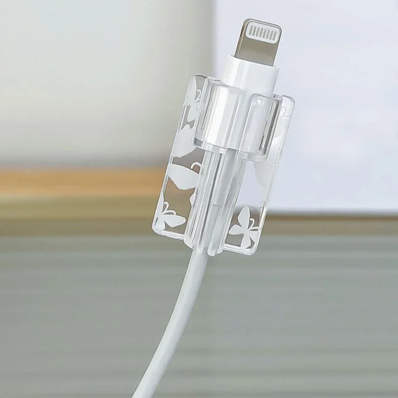 For Apple 18W 20W USB-C Power Adapter Charger Protective Case Cable Protector Cover for IPhone 11 12 13 14 Pro Butterfly Charger