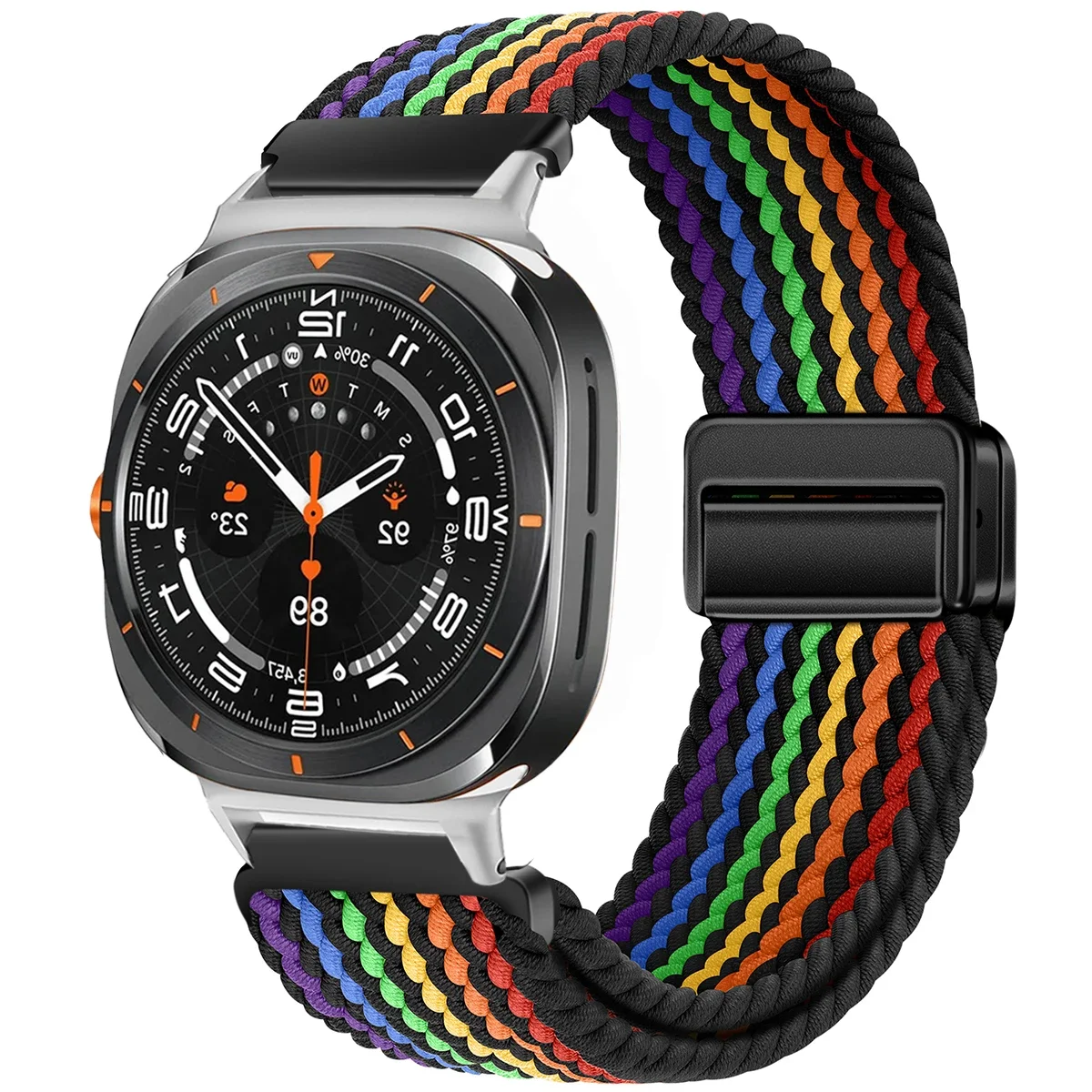 Magnetic Nylon Braided Sport Bracelet Strap