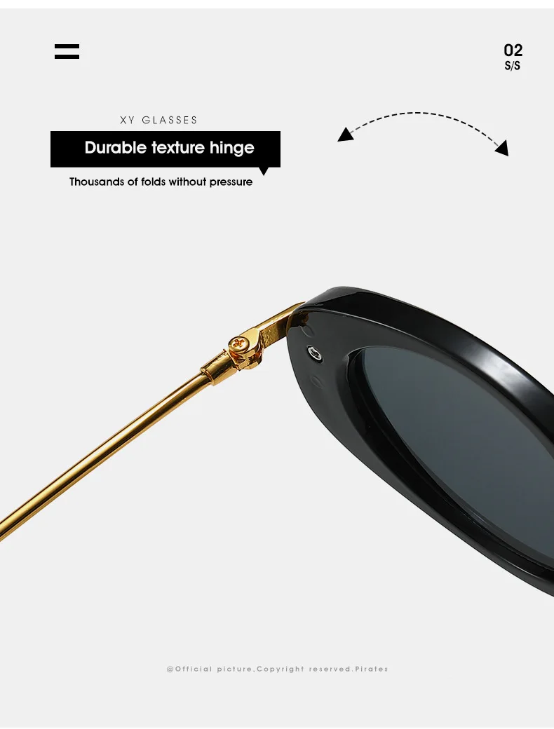 2025 neue Metall Punk Oval Sonnenbrille Mode Frauen Männer Shades Trends Luxus Marke Leopard Sonnenbrille Weibliche Retro Strand UV400 – Detail 16