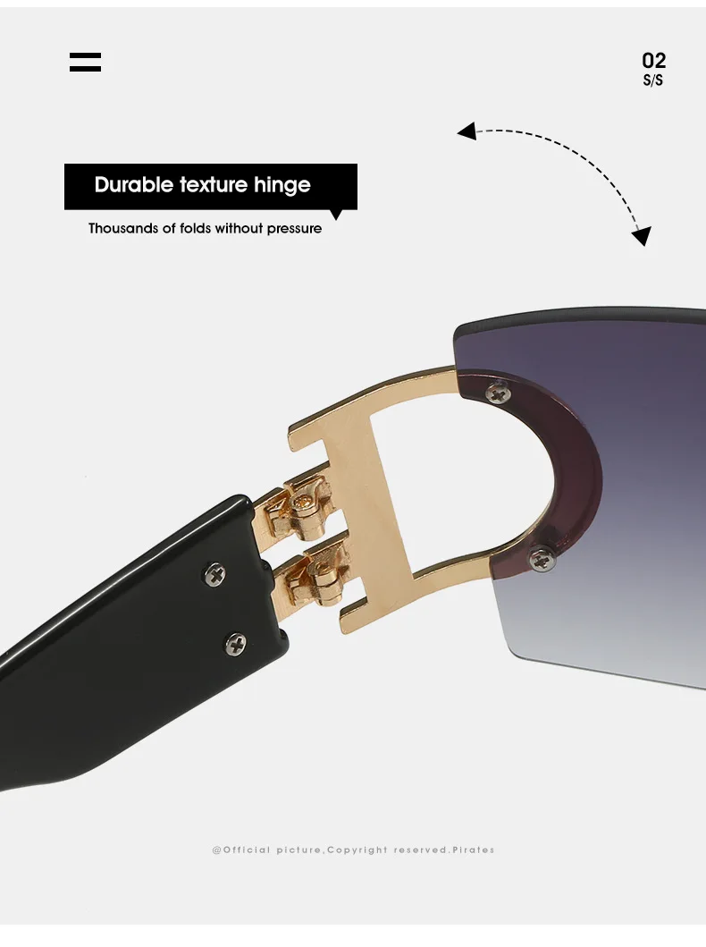Trendige Y2k-Sonnenbrillen für Damen und Herren, Übergroße Designer-Marken-Fahrradbrillen, 2000er-Jahre-Einteiler-Sonnenbrillen, Gafas Eyewear – Detail 16