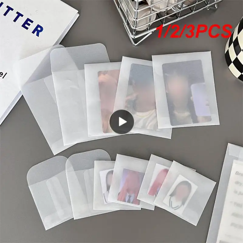 

1/2/3PCS lot Custom Envelope Semi-transparent Sulfuric Acid Paper Envelopes Set Vintage Wedding Invitation Envelopes For Cards