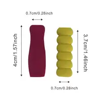 50Pcs Sponge Pen Gripper Learning Writing Tool Pencil Grasp Writing Aid Training Pen Grip Posture Correction Tool for Kids 2