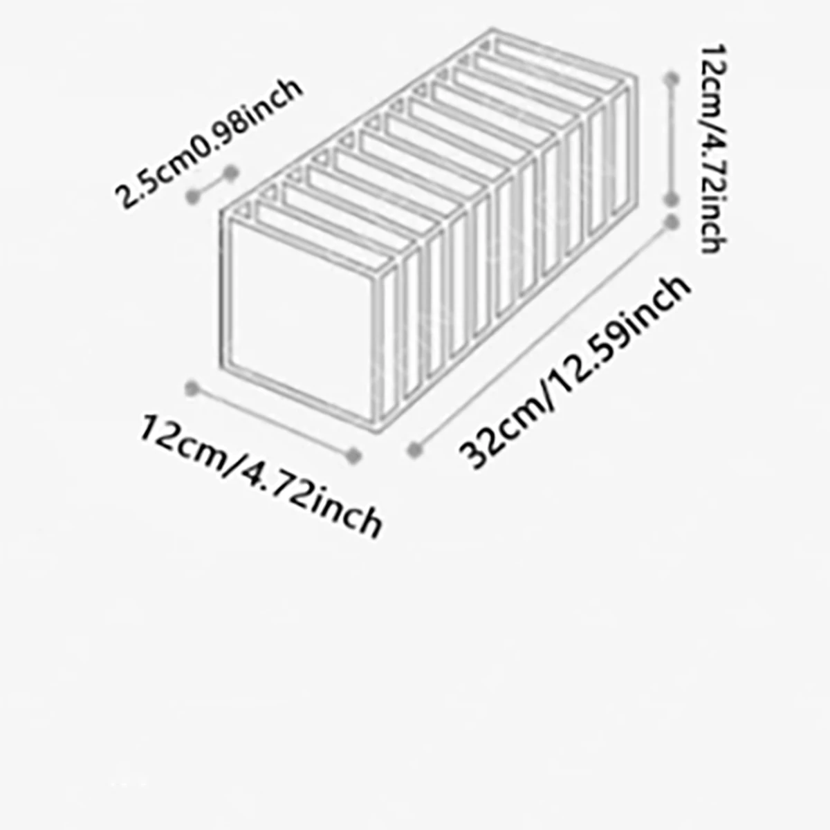Underwear drawer storage box foldable wardrobe storage partition for clothing
