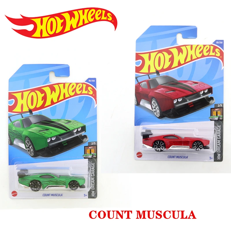 

2023-100 2022-83 Original Hot Wheels COUNT MUSCULA Mini Alloy Coupe 1/64 Metal Diecast Model Car Kids Toys Gift