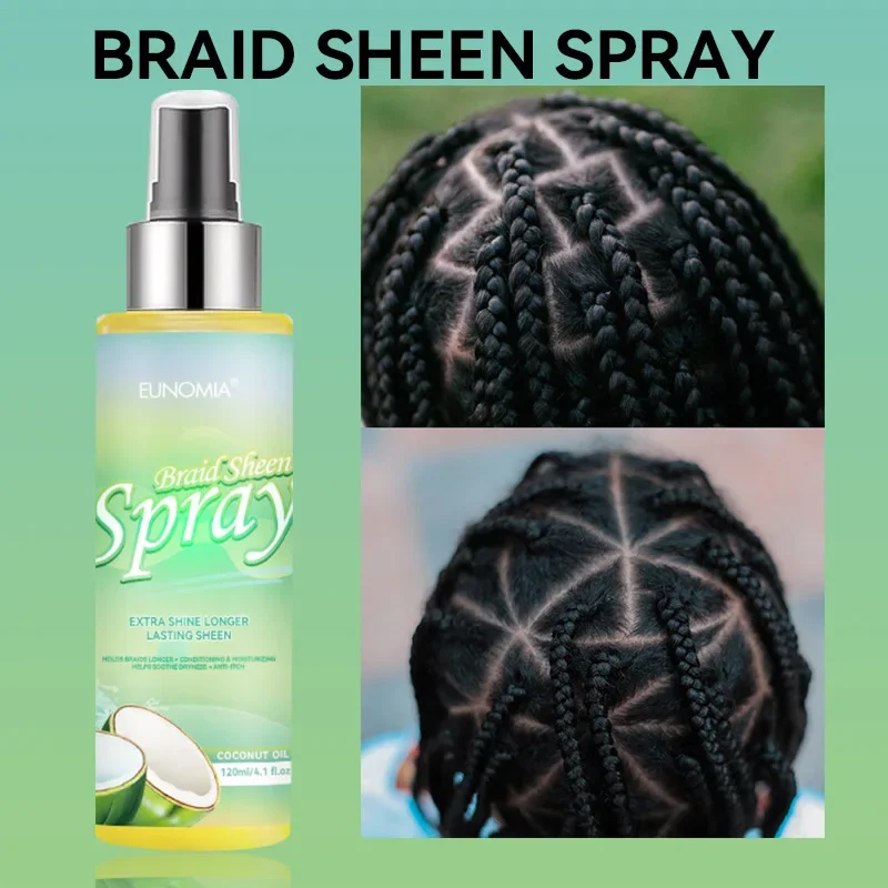 Hair Care Styling Lightweight Hydrating Nourishing and Anti Itching Braid Sheen Spray Hair Mousse curly hair mousse