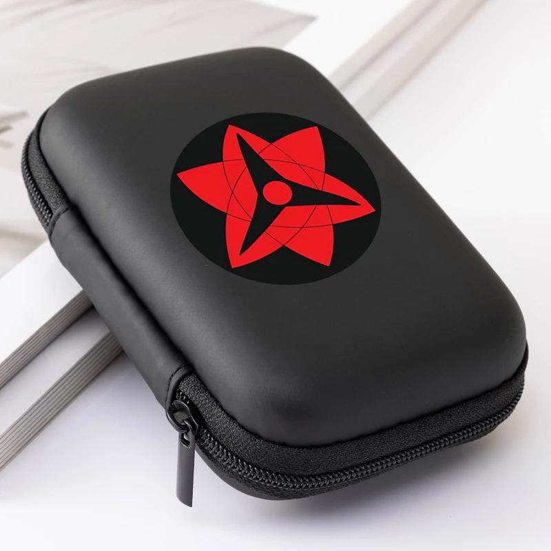 Sasuke Uchiha Themed Portable Earphone and Accessories Storage Case