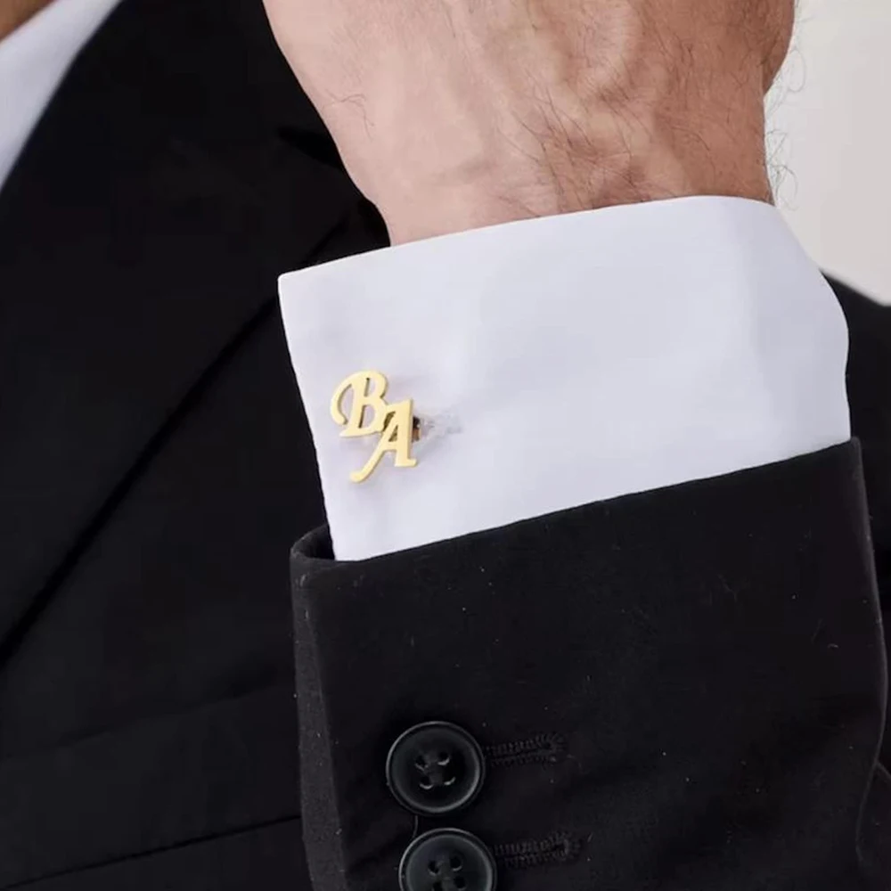 맞춤형 신랑 커프스 단추, 신랑 들러리 선물, 맞춤 제작 보석, 신랑을 위한 선..