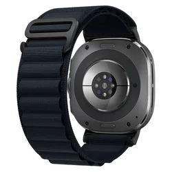 Enhanced Nylon Bracelet Strap - Alpine Loop for Smartwatch 47mm Accessories (Dark blue)
