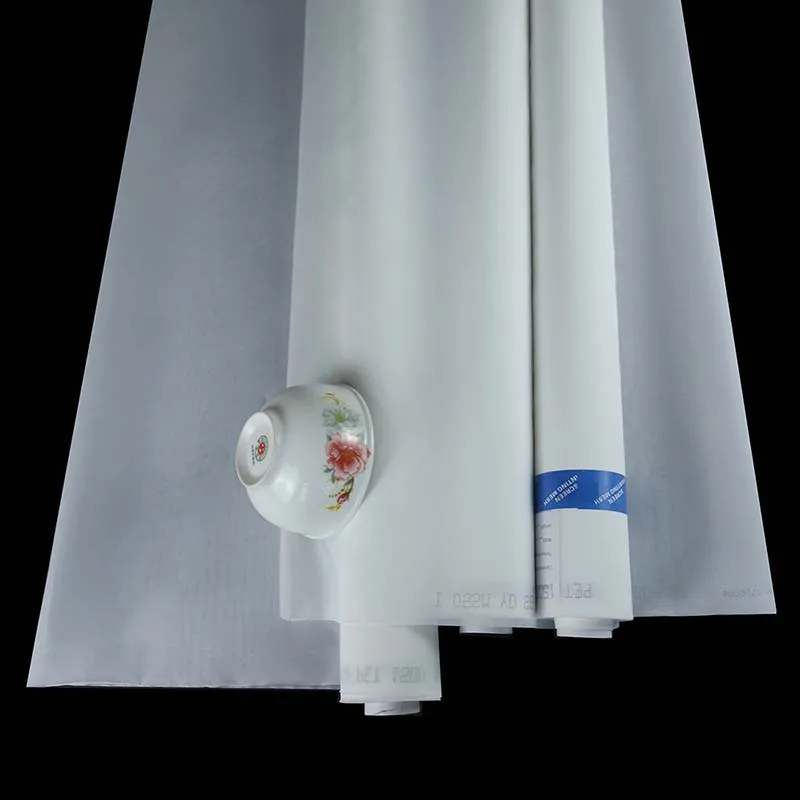

1/5/10/30Meters 27T 70Mesh 90UM 145/165/280cm White Polyester Silk Screen Printing Mesh Fiber Screen Mesh for Pcb Printing
