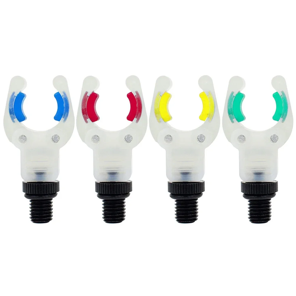 1/2Pcs Luminous Fish Rod Support Stand Heads U Shape Carp Fishing Rod Stand Rest Head Portable Holder Clips Fishing Bracket Fishing Rod Bracket Fishing Rod Support Fishing Rod Rest Fishing Gear Accessories