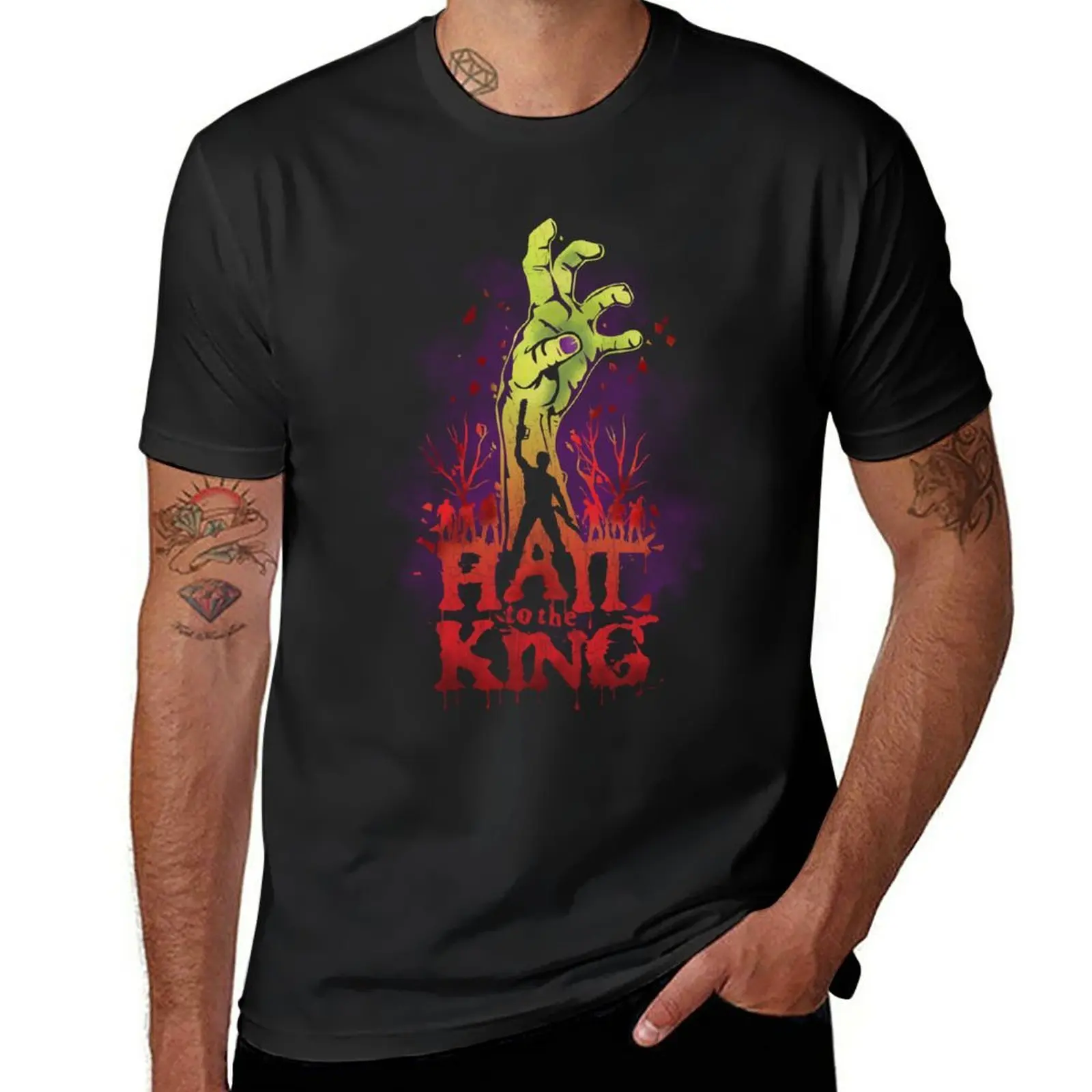 

New Ash Vs Evil Dead T-Shirt black t shirts customized t shirts shirts graphic tees summer top oversized t shirt men