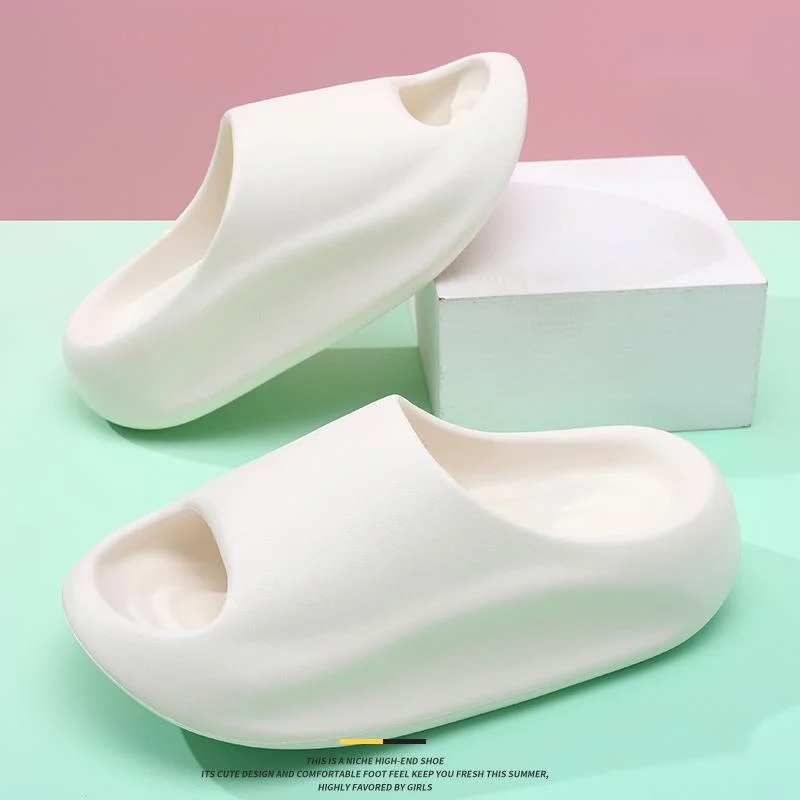 Thick Bottom Wedge Heel Slippers For Women Height Increase Non Slip Lightweight Flip Flops No Smell Feet Wear Resistant Slippers_voghion.com