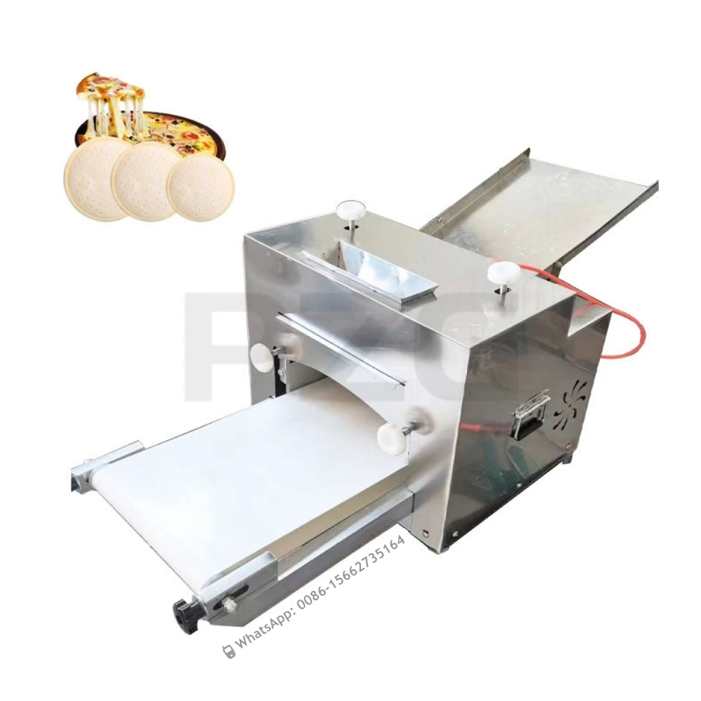 Commercial Automatic Bread Pizza Crust Machine Dough Pizza Flatten Flat Press Forming Machine Cake Making