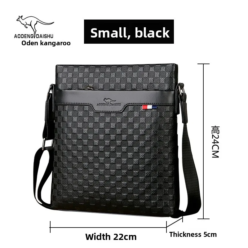 Genuine Top Layer Cowhide Men's Single Shoulder Bag 2025 New Style Male Casual Business Bag