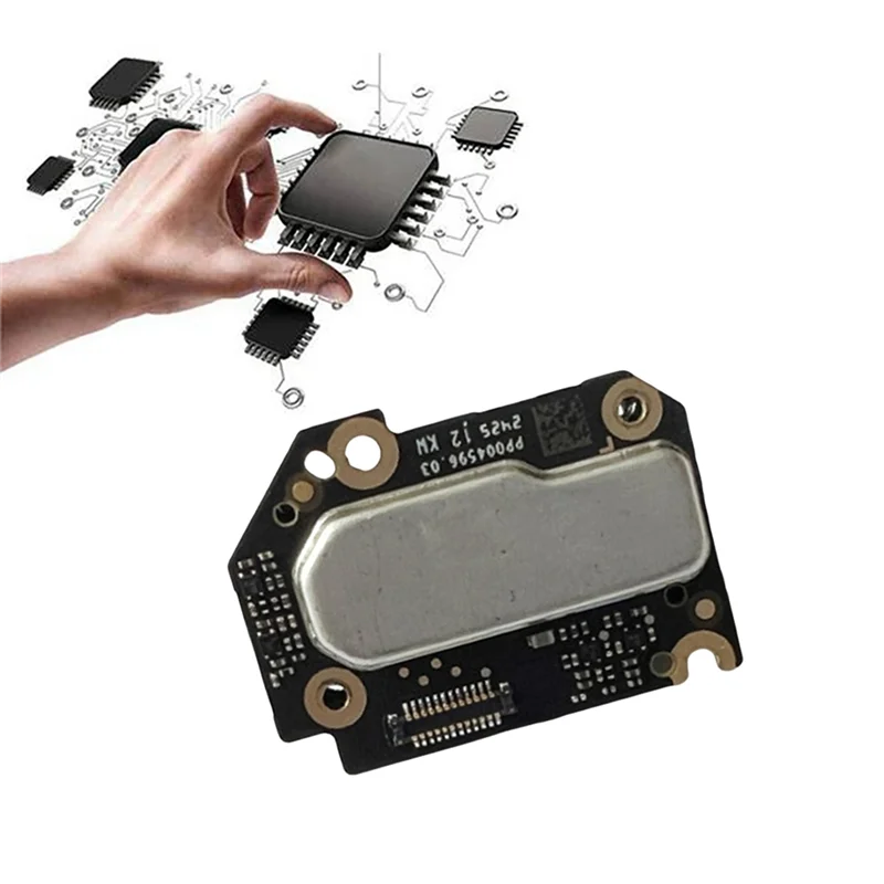 Module vision inférieure pour drone, pièce détachée noire, présenté seul sur fond neutre.