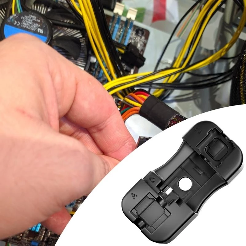 RJ45 Cat6/Cat5E/Rj11/12 키스톤 잭 네트워킹 모듈 홀더 펀치 다운 스탠드 Lan 배선 크림 퍼 압착 스트리퍼 도구