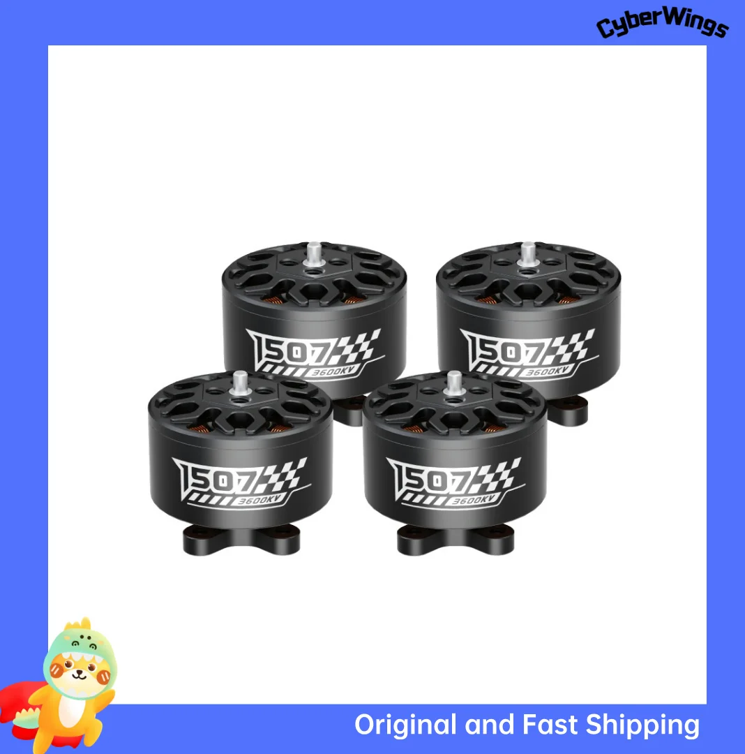 SpeedyBee 1507-3600KV Brushless Motor for SpeedyBee Master3X and other 3-3.6-inch FPV Racing Freestyle Quadcopters