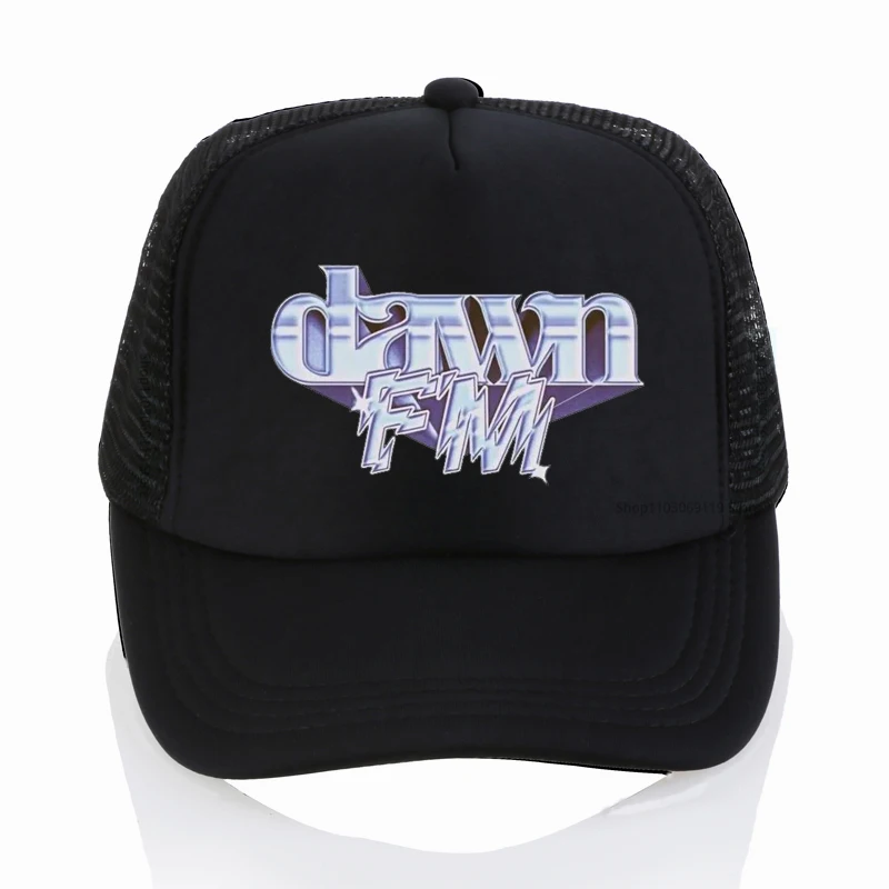 

The Weeknd Tees Dawn FM hat Man Hip Hop Trend baseball cap Casual Summer cool Mesh Breathable Trucker hats Garros