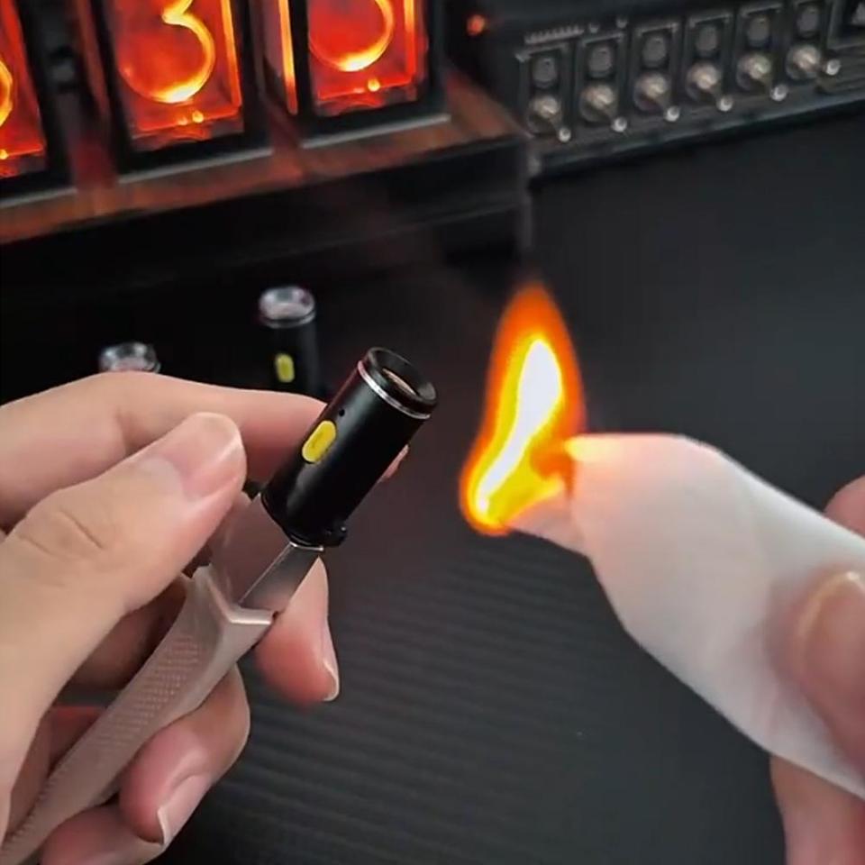  Compactly Type C Lighter Electric for Easy Carrying and Storage TypeC Mini Cigarette Lighter for Air Travel Outdoor No Flame 