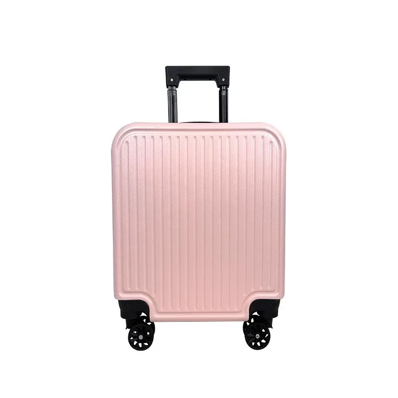 Mini Rolling Luggage Box Women Men Wheel Trolley Box Travel Clothes Carry Case