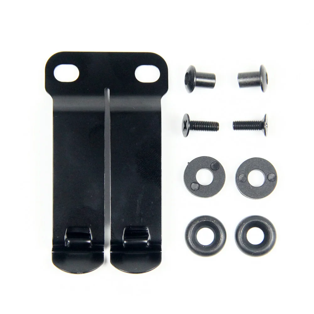 Stainless Steel Belt Clip Loop Grip Hook for DIY IWB Kydex Leather Hybrid Holster With Mouting Hardware 4PCS
