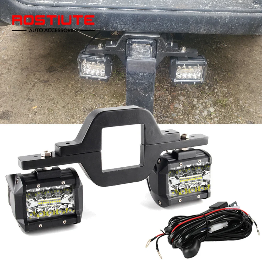 2PCSLEDLightBarTowHitchHookLightsBar4x4OffRoadDitchLamp