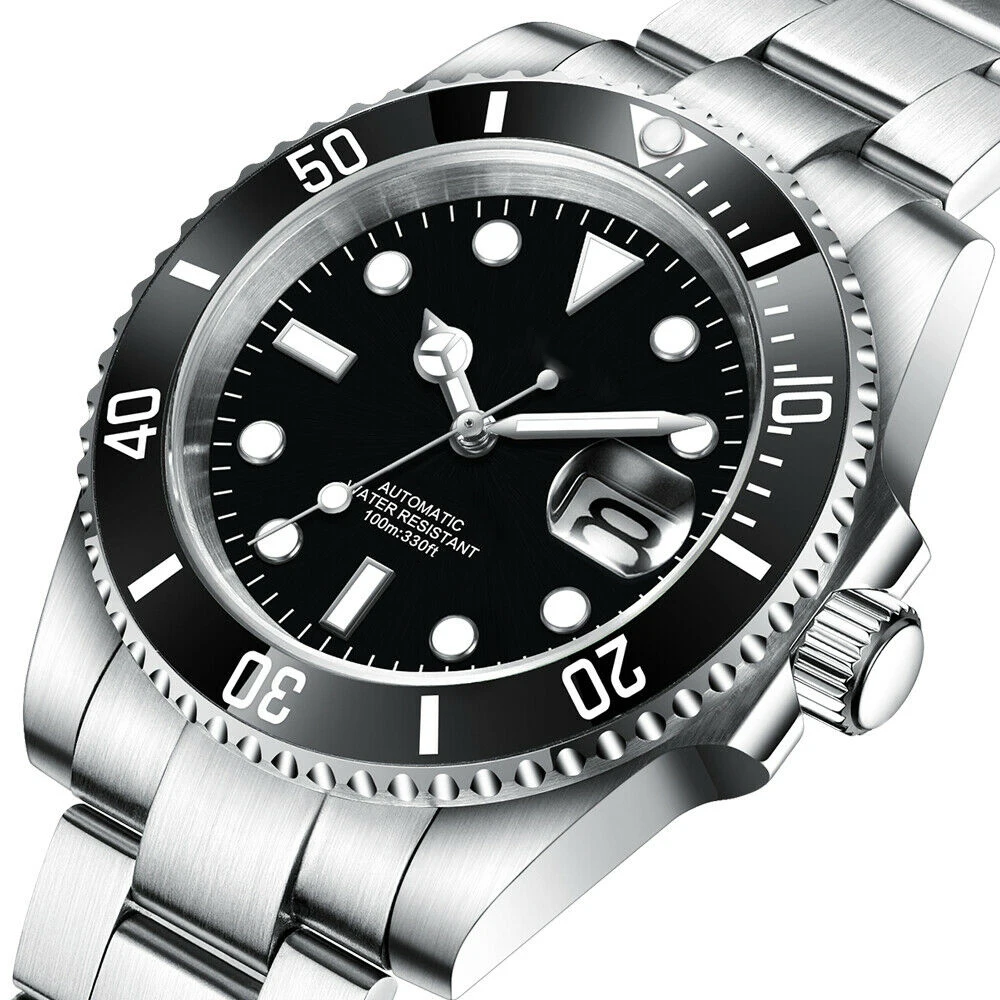 watches Luxury Sapphire MIYOTA/NH35 Automatic Wristwatch Mechanical Mens Watch Sterile Dial Ceramic 10Bar Lume Male Clock
