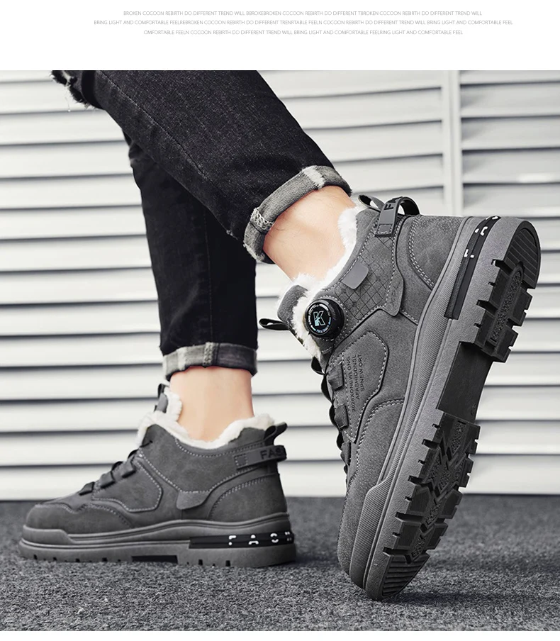 Fodrade Vinterskor Herr | Boots Boots för Män • Shoeking.se