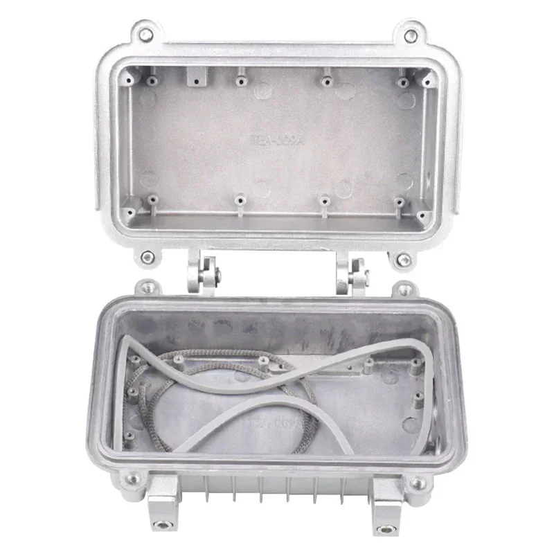 Outdoor AP Wireless Bridge Case Cast Aluminum Metal Shell Waterproof Box for Communication Base Station Amplifier Equipment