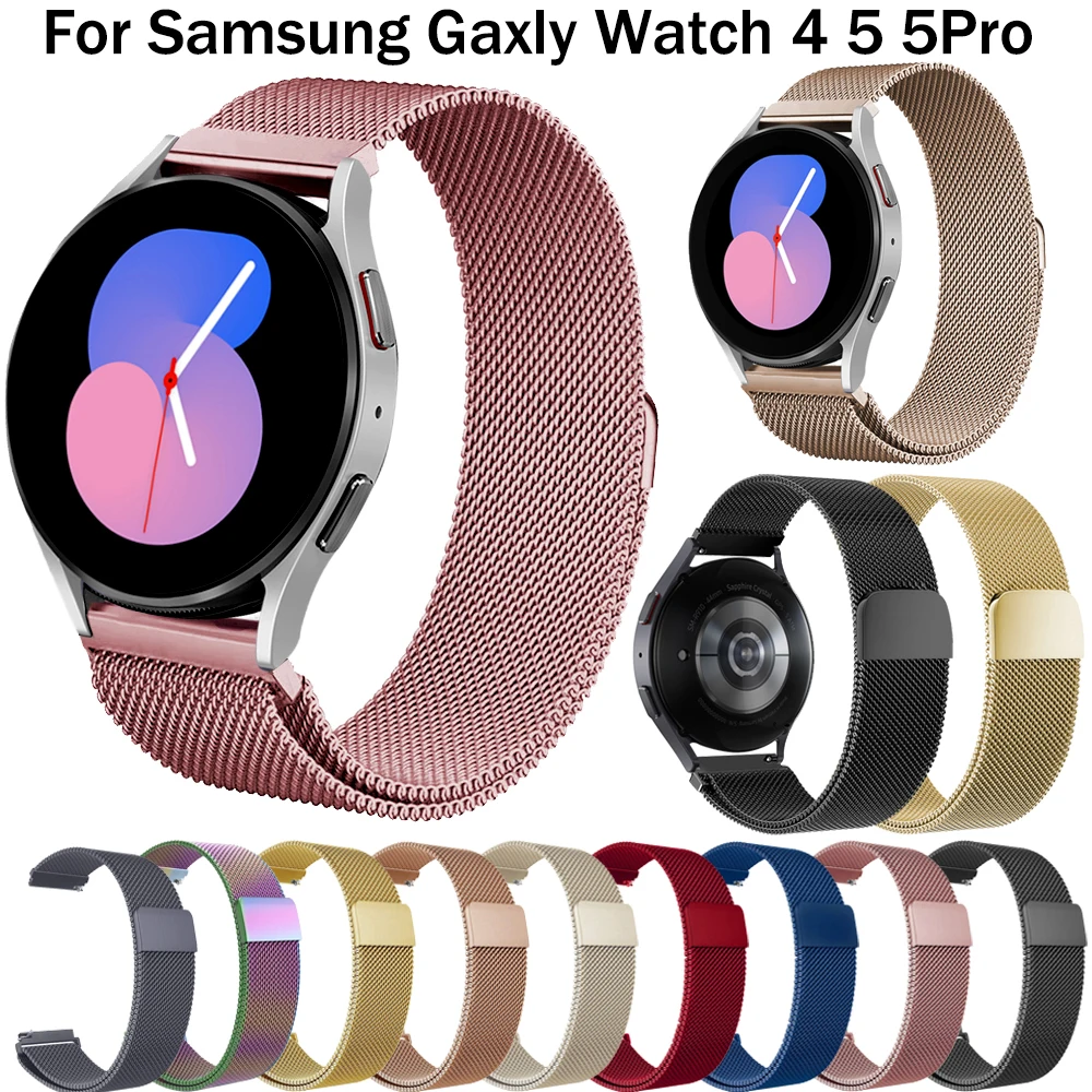 Premium Metal Milanese Magnetic Loop Strap - Elegant Replacement Bracelet