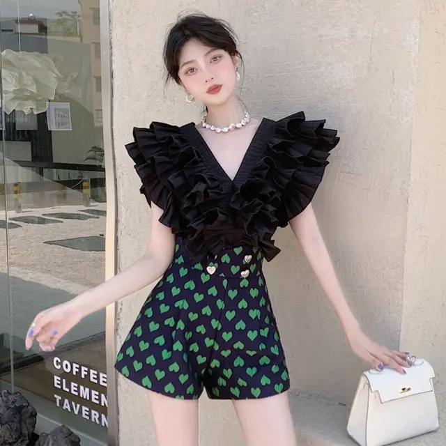 Fungus Ruffles Red Princess Women Lady Girl V Back Neck Designer Shirts Bohemian Beach Holiday Tops - AliExpress