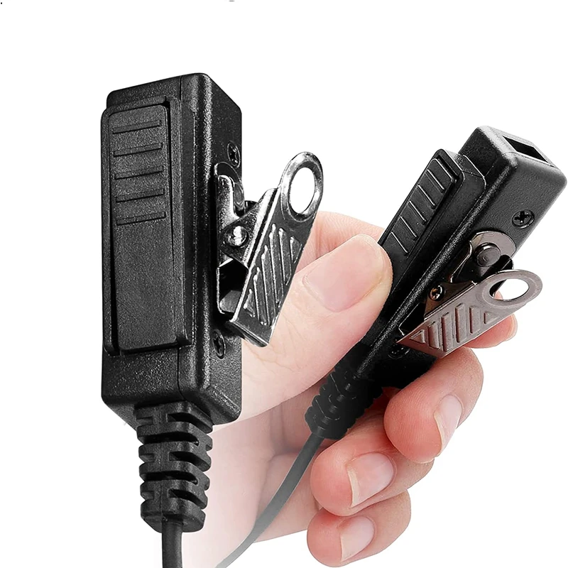 RISENKE Two Way Radio Earpieces for Motorola,CLS1110,CLS1410,CP185,CP200D, RDU4100, Walkie Talkie Headset with Mic, PTT Earphone