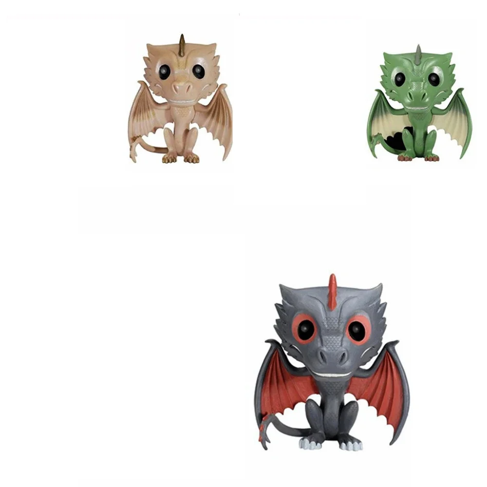 Funko pop A Song Of Ice And Game Fire Of Thrones Drogon Rhaegal Viserion виниловые экшн-фигурки модели игрушки коллекция для подарков