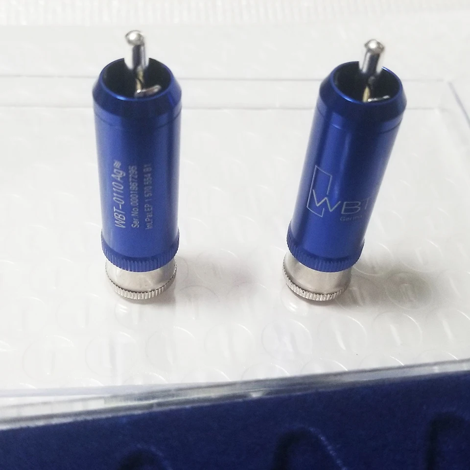 4X WBT-0110 Ag Nextgen HiFi Audio RCA Plug Coaxial Cable