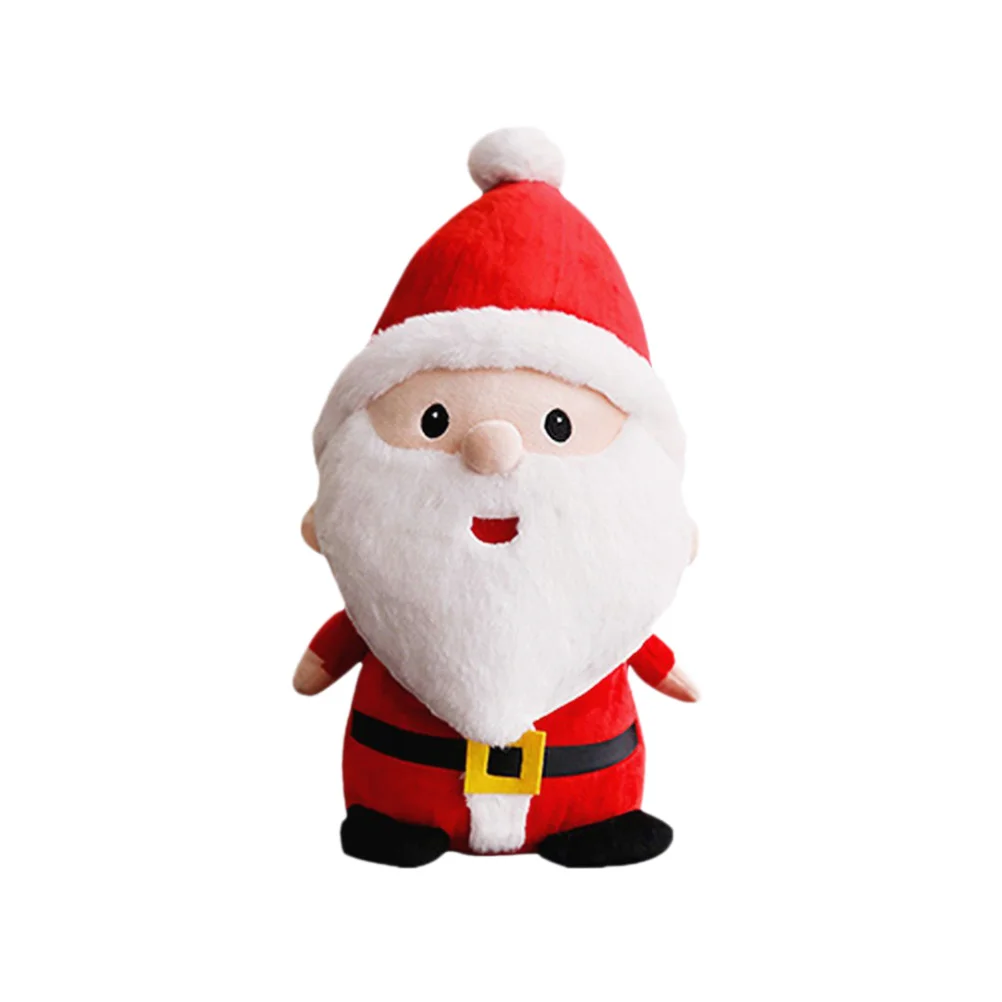 

Christmas Small Plush Dolls Cartoon Santa Claus Toys Gift Xmas Desktop Decor for Home Hotel Shop (23cm Height)