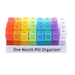 Monthly Double-Layer Pill Organizer (NO.1)