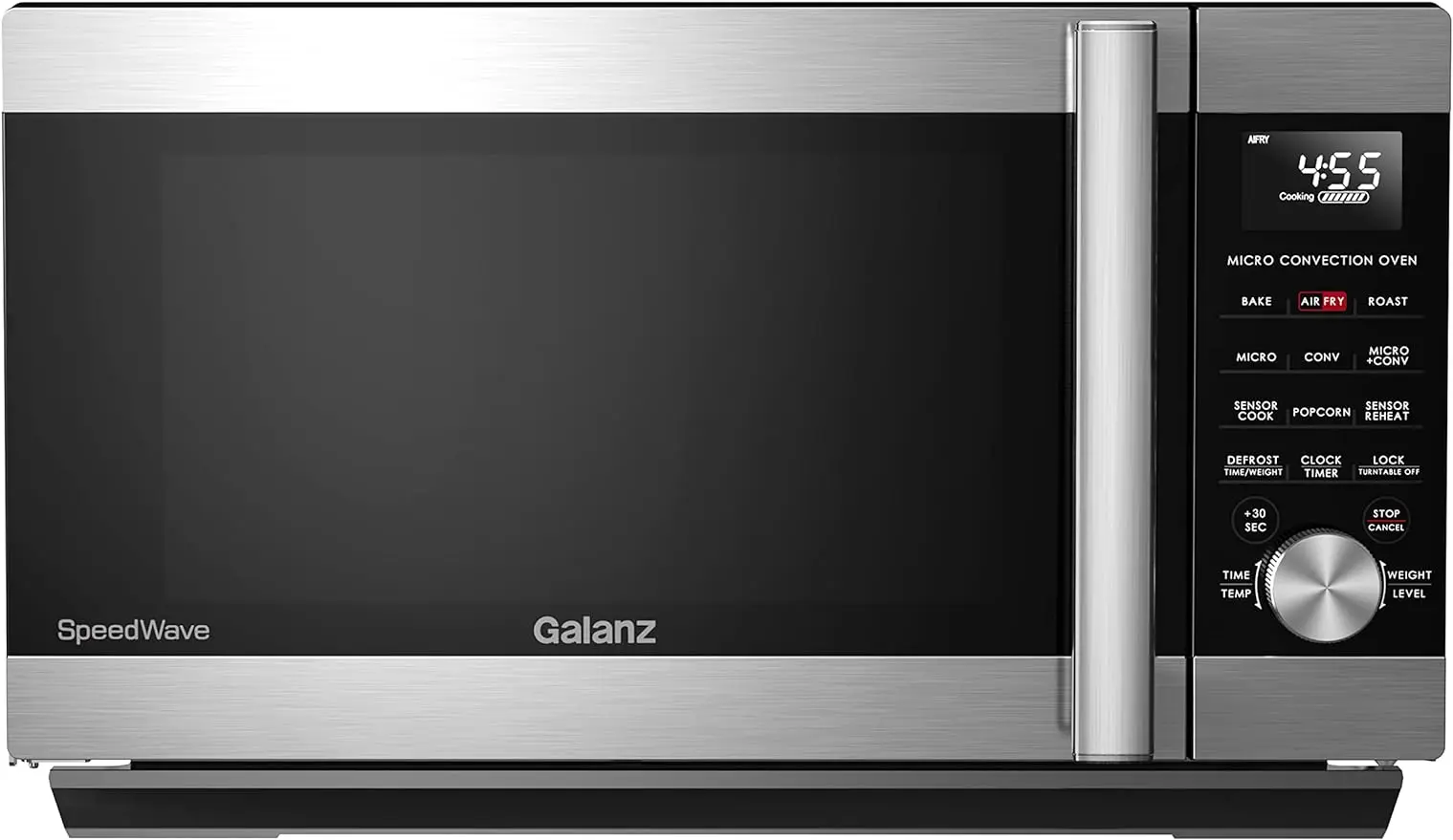 

Microwave, Air Fryer, Convection Oven with Combi-Speed Cooking, 1.2 Cu.Ft, Stainless Steel