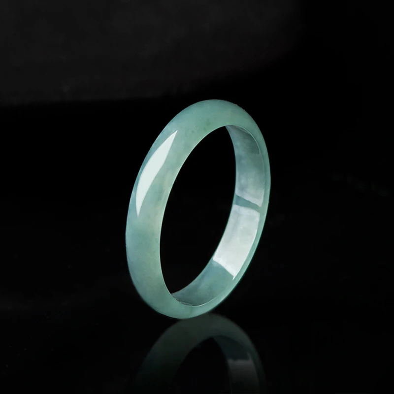 Elegant Blue Jade Ring - Fashionable Women's Jewelry
