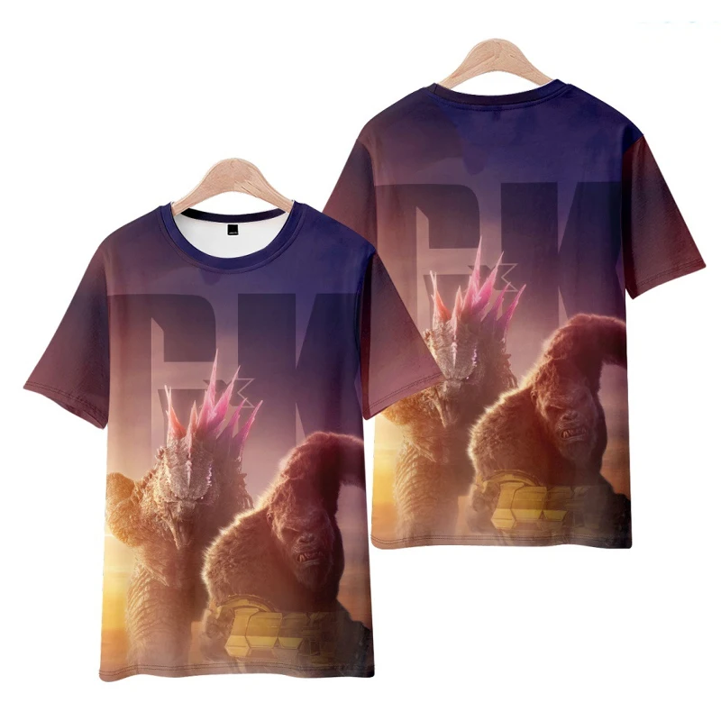 Мужская/женская футболка с коротким рукавом и принтом в виде монстра