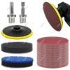 Sandpaper Hook And Loop For Random Orbital Sander Sanding Paper Sheet Disc Polishing Waxing Sponge Set Buffer Pad Car Detailing 1