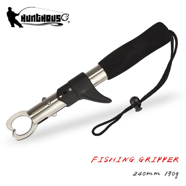 Hunthouse Fishing Gripper Portable Stainless Steel 24cm 130g Fish