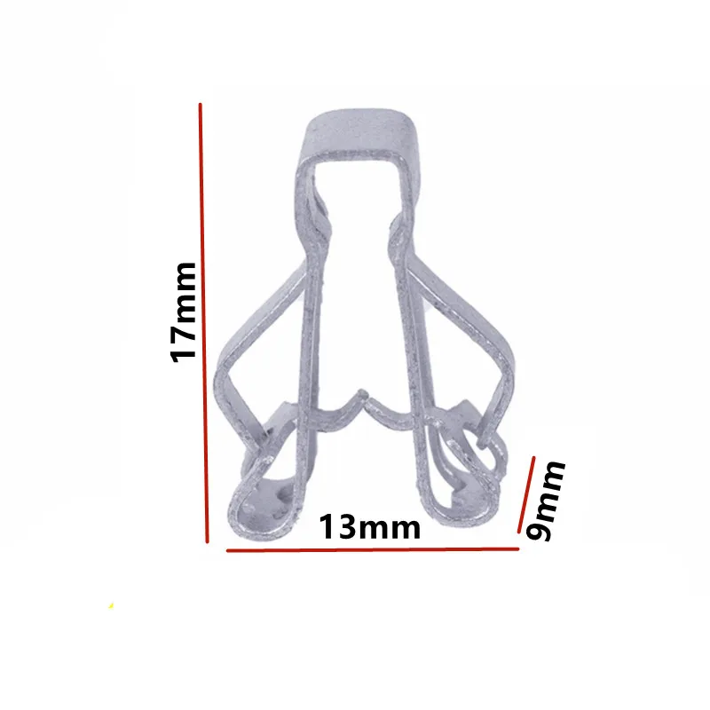 

Car Dashboard Navigation U-Type Metal Iron Clamp Fasteners Clips