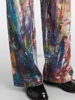 REDDACHiC Street Style Graffiti Jeans Men Distressed Rainbow Random Painting Pattern Straight Wide Leg Pants Hiphop Y2k Trousers 4