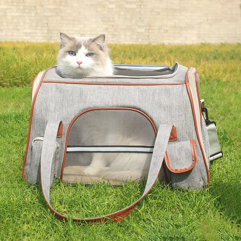Pet Cat Carrier Backpack Breathable Dog Outdoor Travel Shoulder Bag for Small Dogs Cats Portable Packaging Carrying Pet Supplies pet carrier backpack,pet bag,pet carrier bag