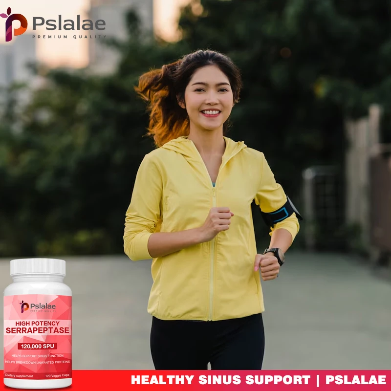 High Potency Serratiopeptidase Promotes Healthy Sinus and Respiratory Tract Function and A Healthy Immune Response for serratiopeptidase supplement