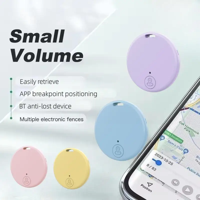 Smart device location tracker mini GPS tracker for locating mobile wallets keychains pet dogs cats and anti loss alar