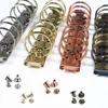Metal Spiral Rings Binder Clip With 2 Pairs of Screw For Diary Notebook Planner A5 A6 Persoanl A7 Binder Clip File Folder 1