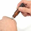 10Pcs 5/10ml Empty Brown Roll On Glass Bottles Roller Ball For Perfume Essential Oil Liquid Substances 5