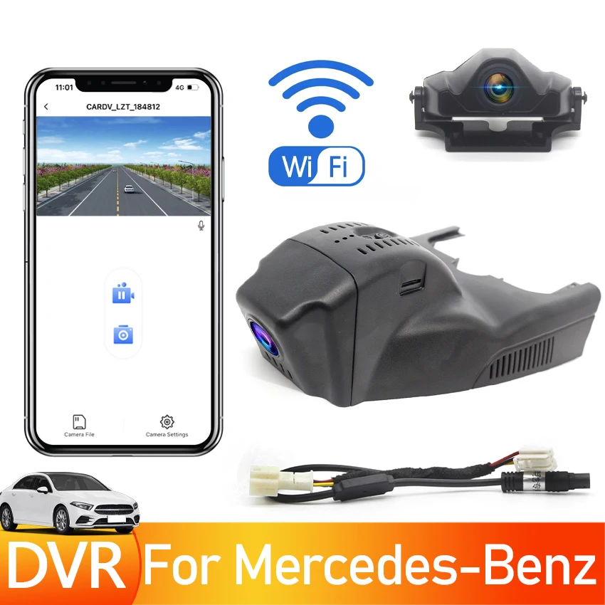 

Plug and play Car DVR Camera Dash Cam For Mercedes-Benz CLA 200 CLA200 w117 x156 A Class w176 w177 A200 A250 15-19 Night Vision
